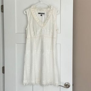 Nine West women’s cream dress, size 12.  Worn once, great condition